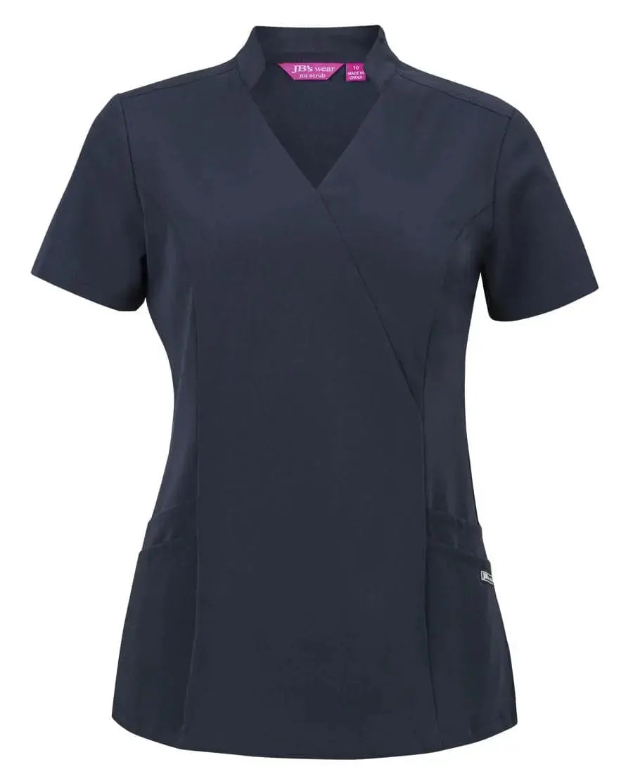 Jb's Ladies Mandarin Collar Scrub Top 4SMT1 Simply Scrubs Australia